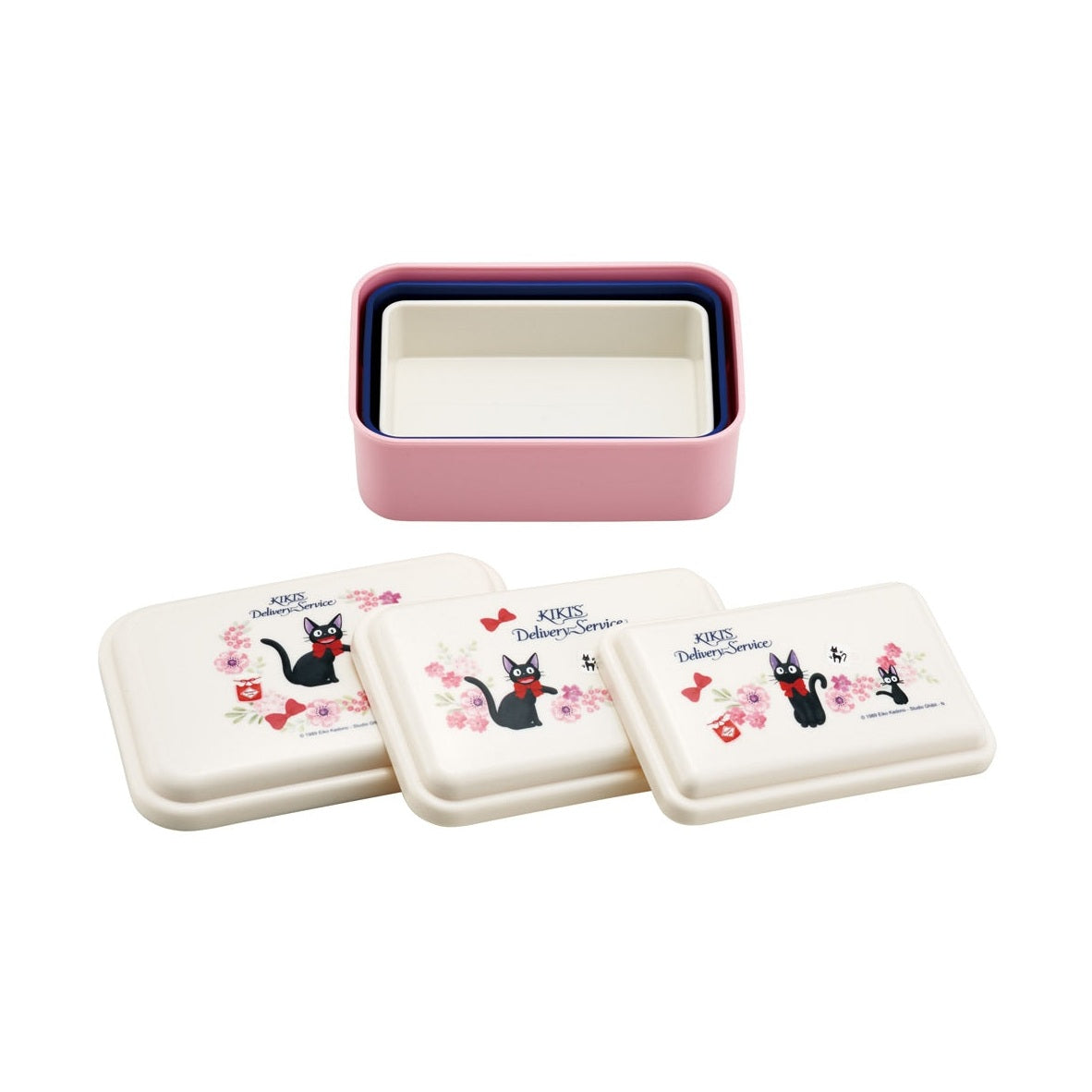 Skater Kiki's Delivery Service Jiji Nesting Lunch Box Set of 3