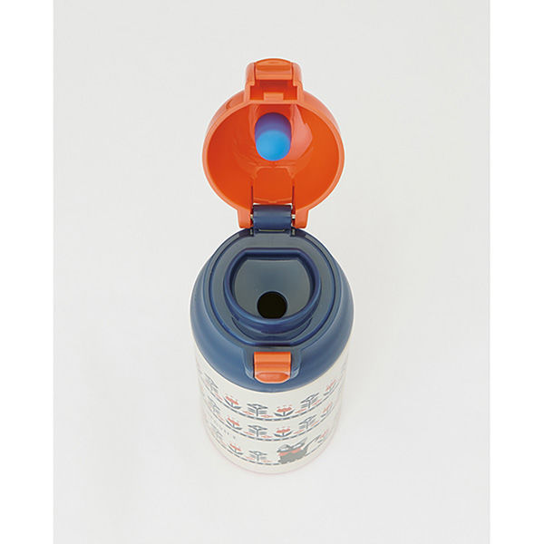 Skater Kiki's Delivery Service Modern Flower Lightweight One-Push Stainless Bottle 500ml