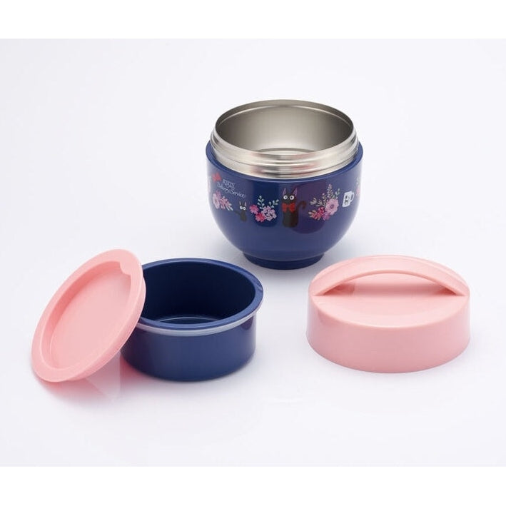 Skater Kiki's Delivery Service Purple Jiji Compact Donburi Vacuum Lunch Jar 540ml
