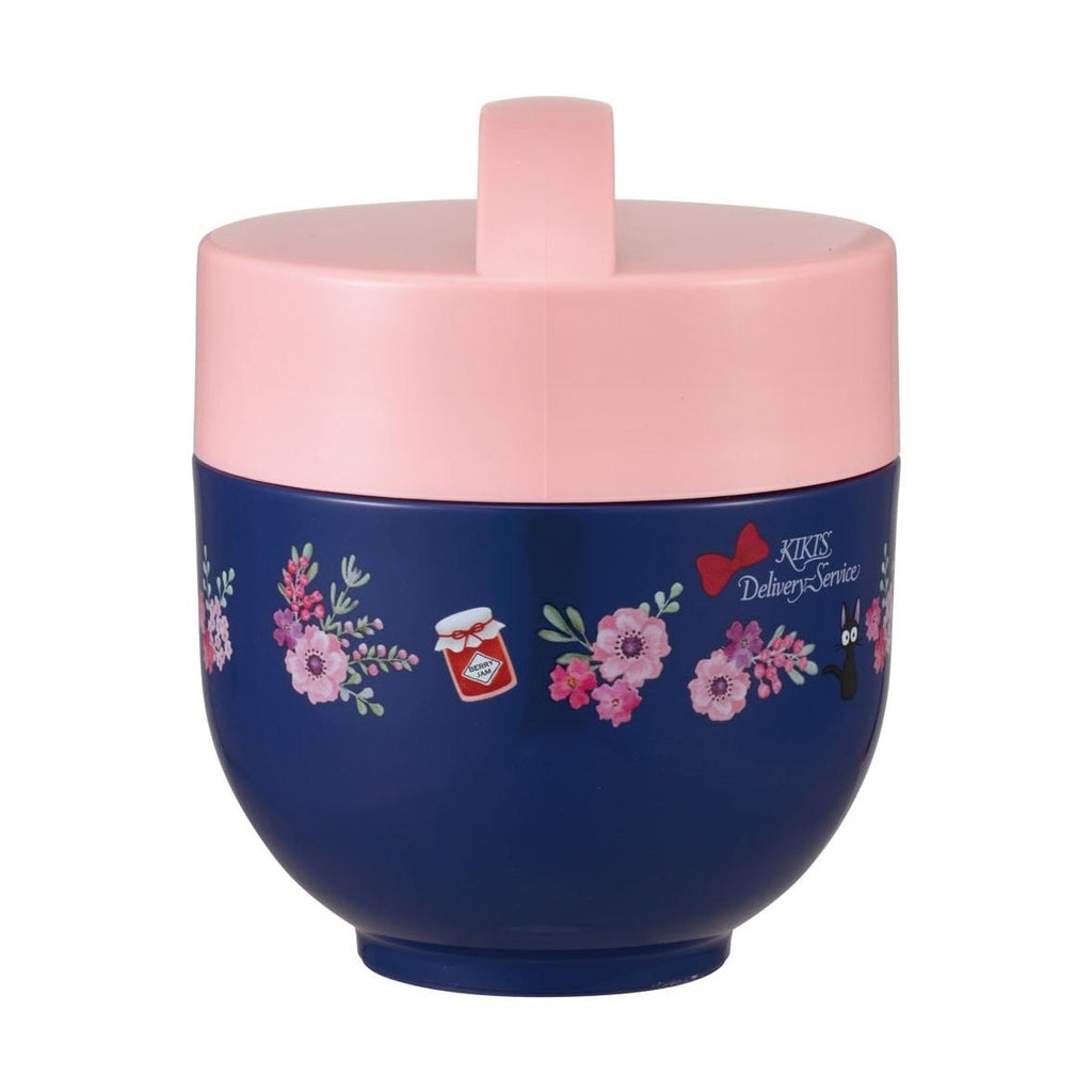 Skater Kiki's Delivery Service Purple Jiji Compact Donburi Vacuum Lunch Jar 540ml