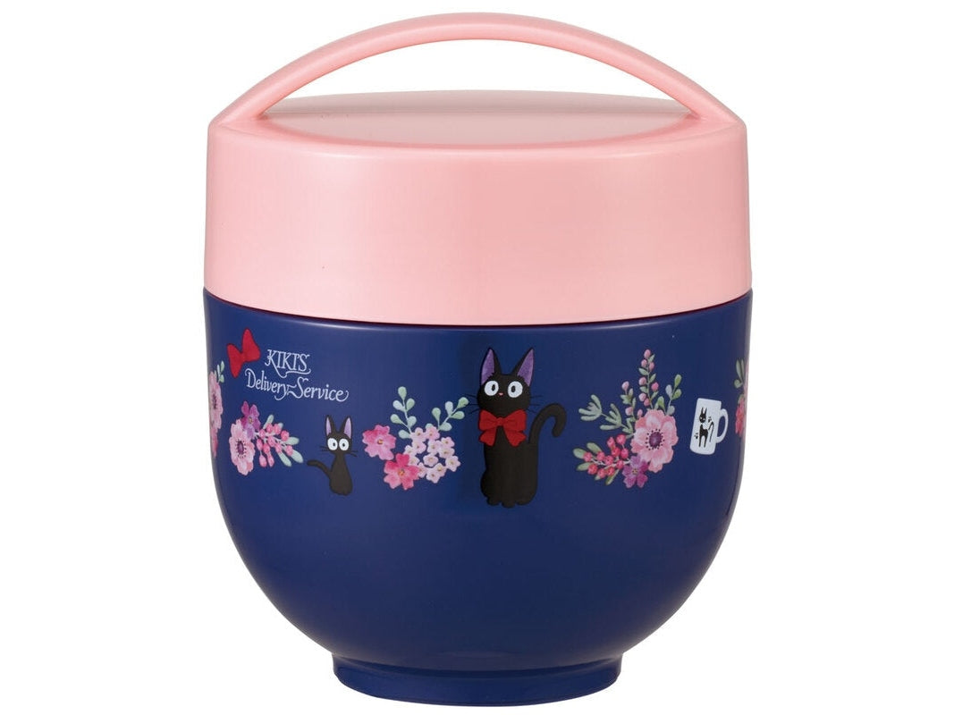 Skater Kiki's Delivery Service Purple Jiji Compact Donburi Vacuum Lunch Jar 540ml