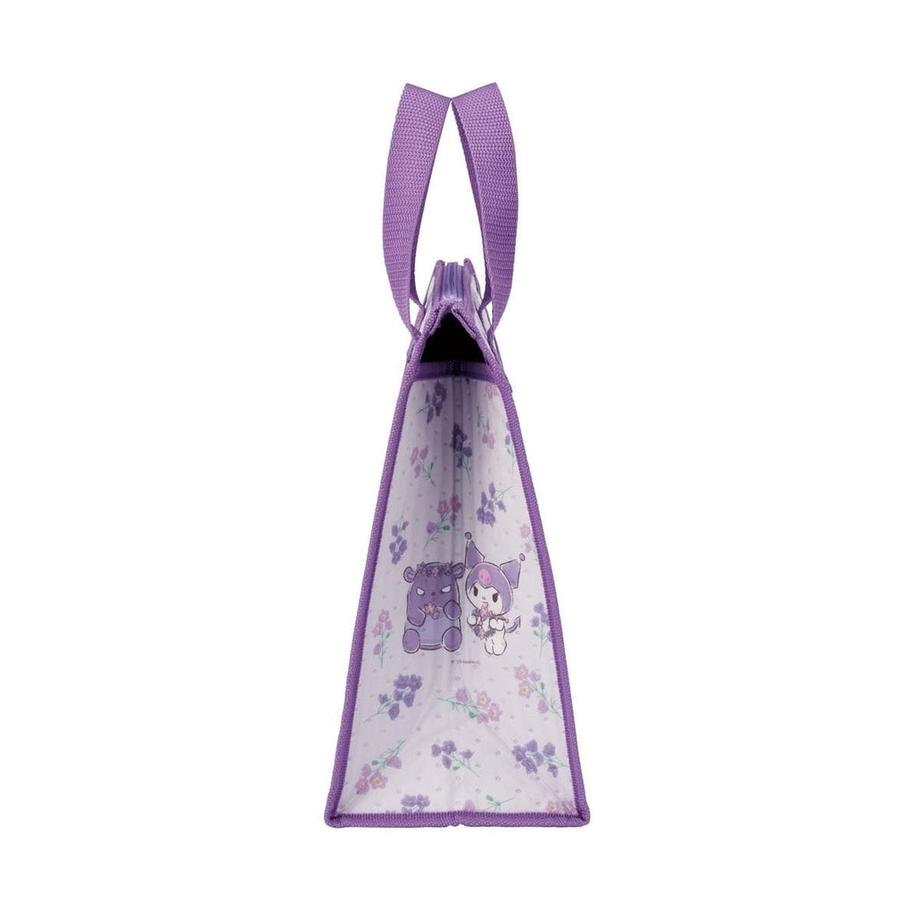 Skater Kuromi Floral Wreath Insulated Tote Lunch Bag