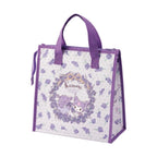 Skater Kuromi Floral Wreath Insulated Tote Lunch Bag