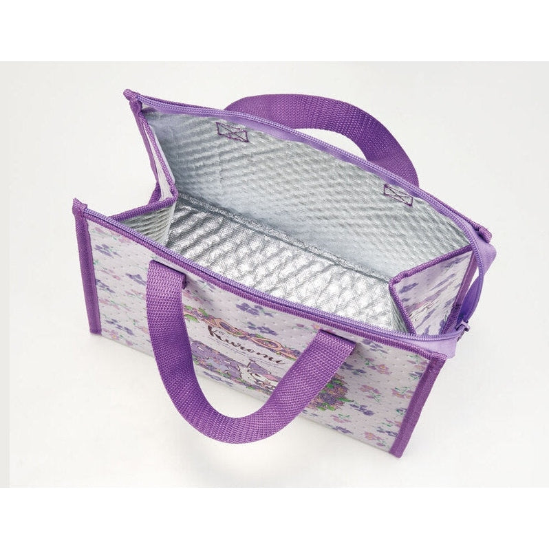 Skater Kuromi Floral Wreath Insulated Tote Lunch Bag