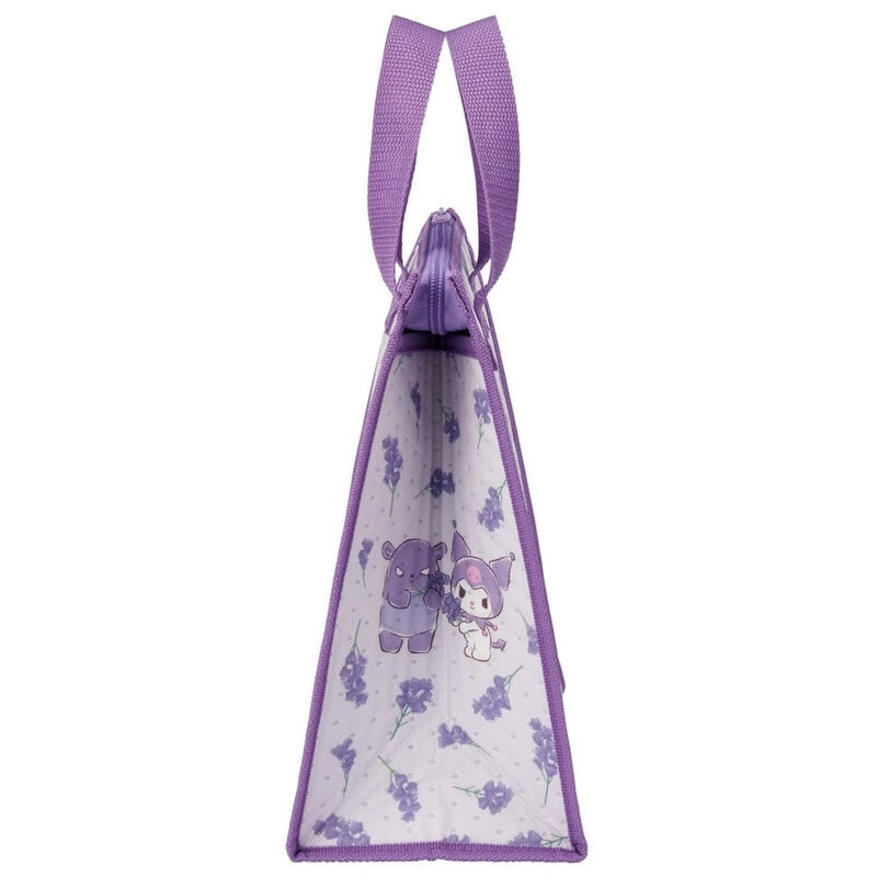 Skater Kuromi Floral Wreath Insulated Tote Lunch Bag