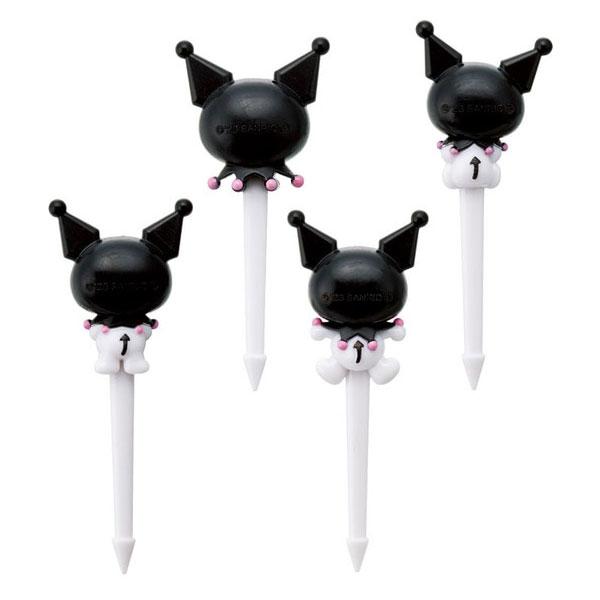 Skater Kuromi Food Pick 4pcs