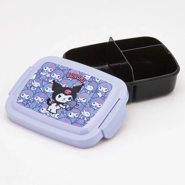 Skater Kuromi Three-Partition Bento Box 840ml