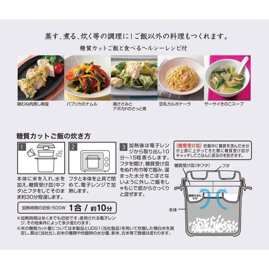 Skater Microwave Low Carb- Rice Cooker 1 Cup