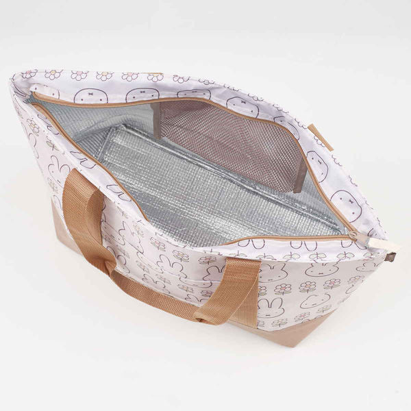 Skater Miffy 23 Brown Insulated Shopping Tote Bag