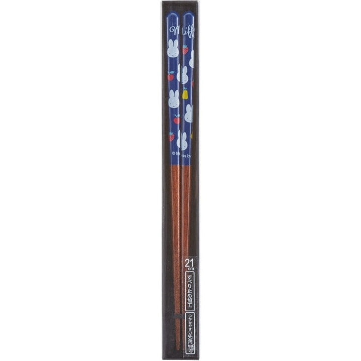 Skater Miffy Blue Wooden Chopstick 21cm