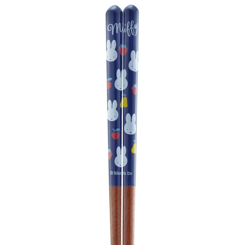 Skater Miffy Blue Wooden Chopstick 21cm