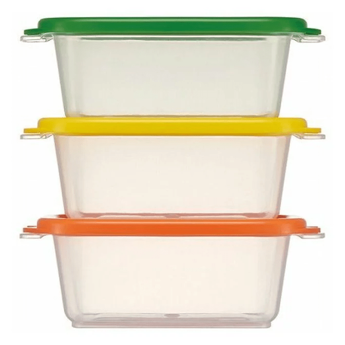 Skater Miffy Sealed Food Storage Container 300mlx3