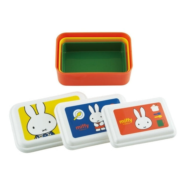 Skater Miffy Sealed Lunch Box Set 3pcs