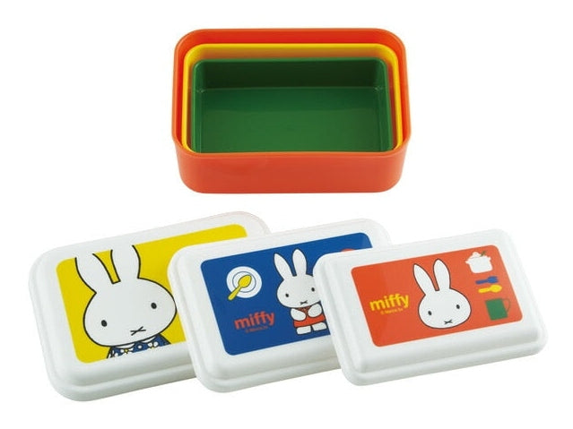 Skater Miffy Sealed Lunch Box Set 3pcs