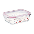 Skater Miffy Strawberry Glass Container 650ml
