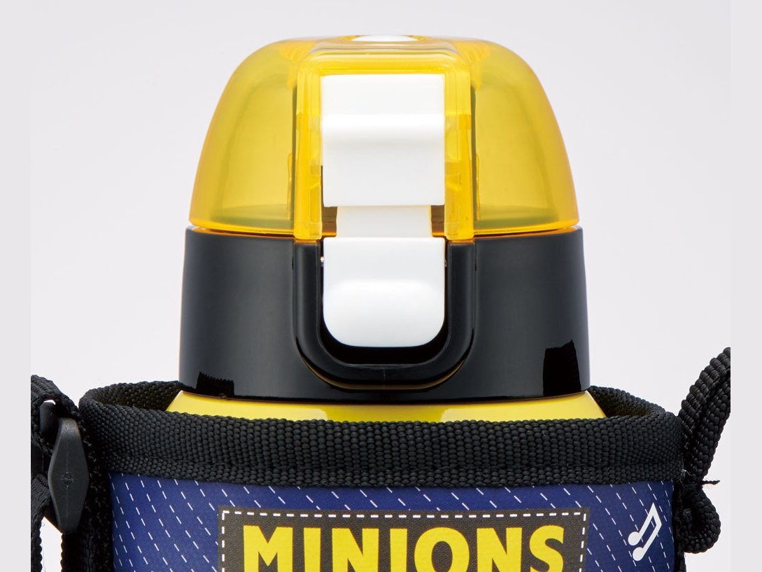 Skater Minion Insulated Drink Bottle W/Cover 600ml