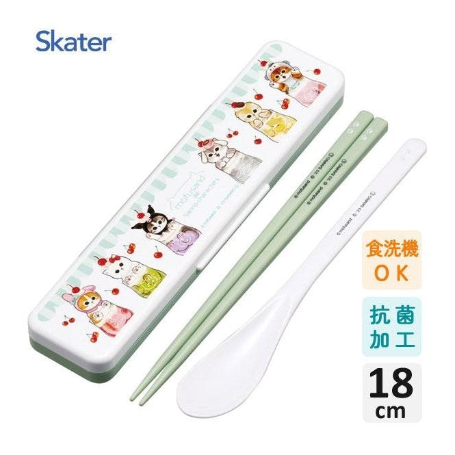 Skater Mofusand x Sanrio Cutlery Set