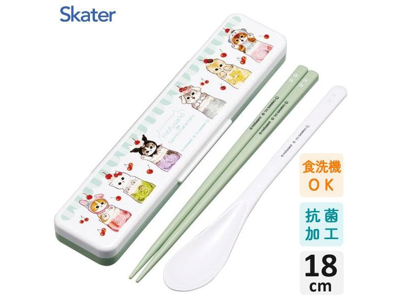 Skater Mofusand x Sanrio Cutlery Set