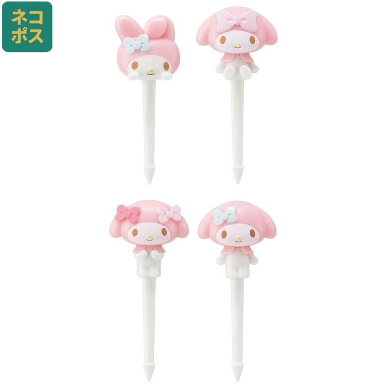 Skater My Melody Food Pick 4pcs