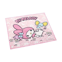 Pink My Melody cotton furoshiki lunch cloth with rabbit and mouse design