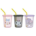 Skater My Melody & Kuromi Tumbler Set with Straws 320ml