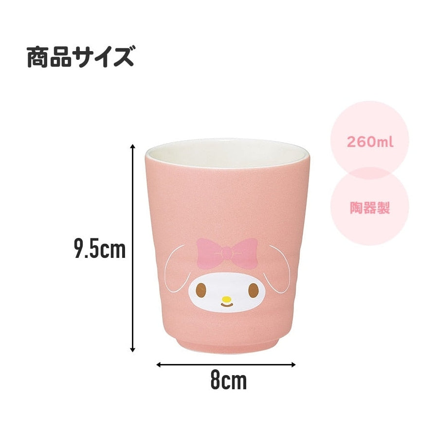 Skater My Melody Yunomi Tea Cup 260ml
