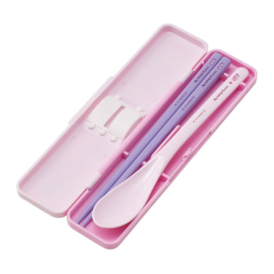 Skater My Melody and Kuromi Lovely Cutlery Set