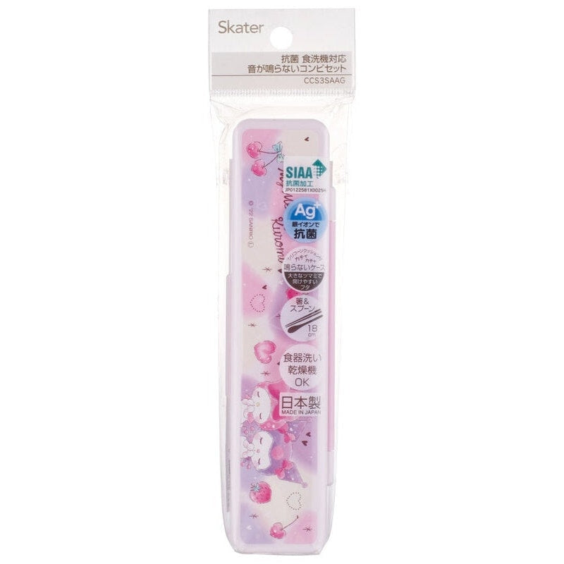 Skater My Melody and Kuromi Lovely Cutlery Set