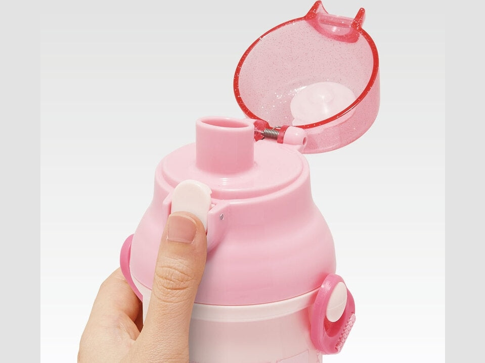 Skater My Melody with Flat One Touch Drink Bottle 480ml