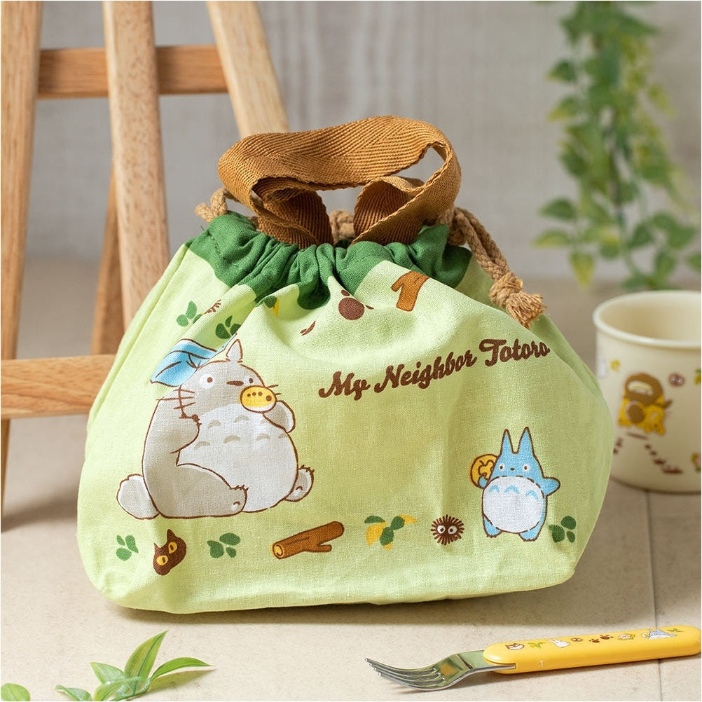 Skater My Neighbour Totoro Cat Bus Lunch Drawstring Bag