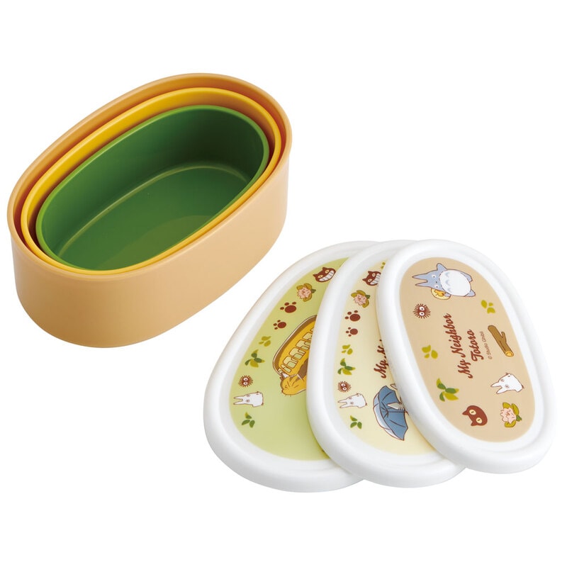 Skater My Neighbour Totoro Cat Bus Sealed Container 3Pcs Set