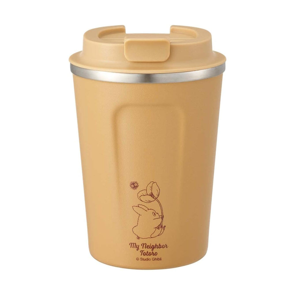Tan My Neighbor Totoro rabbit illustration on matte finish Skater travel mug