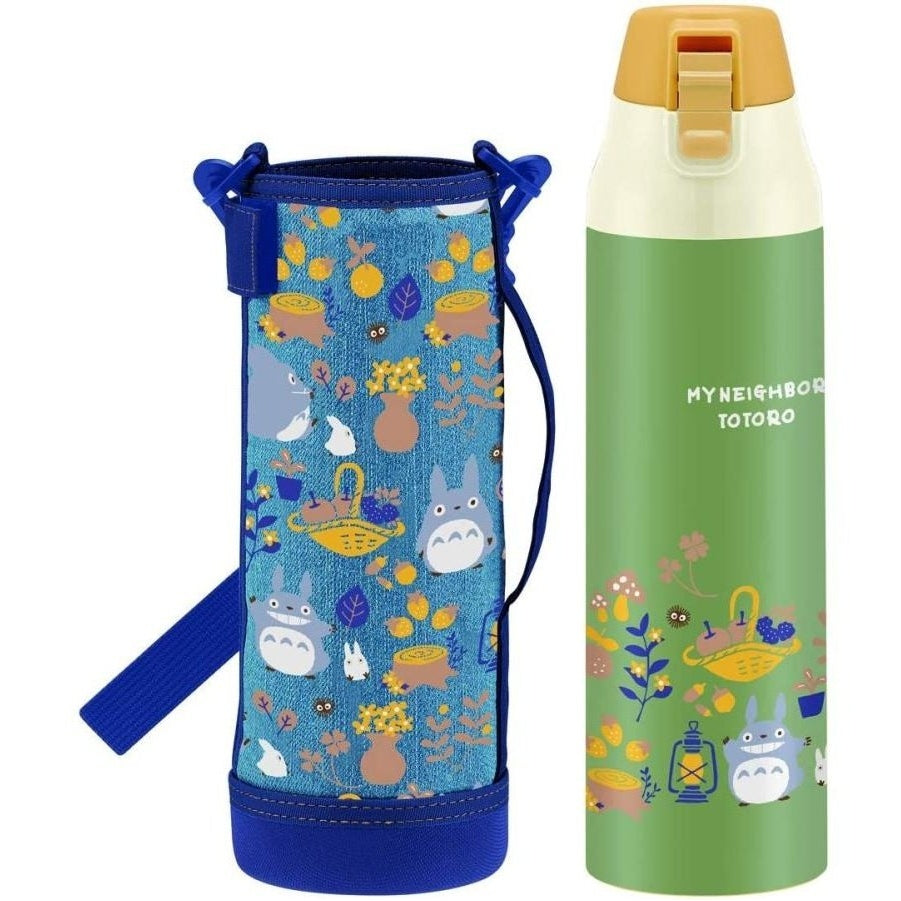 Skater My Neighbour Totoro Insulated Drink Bottle W/Cover 990ml