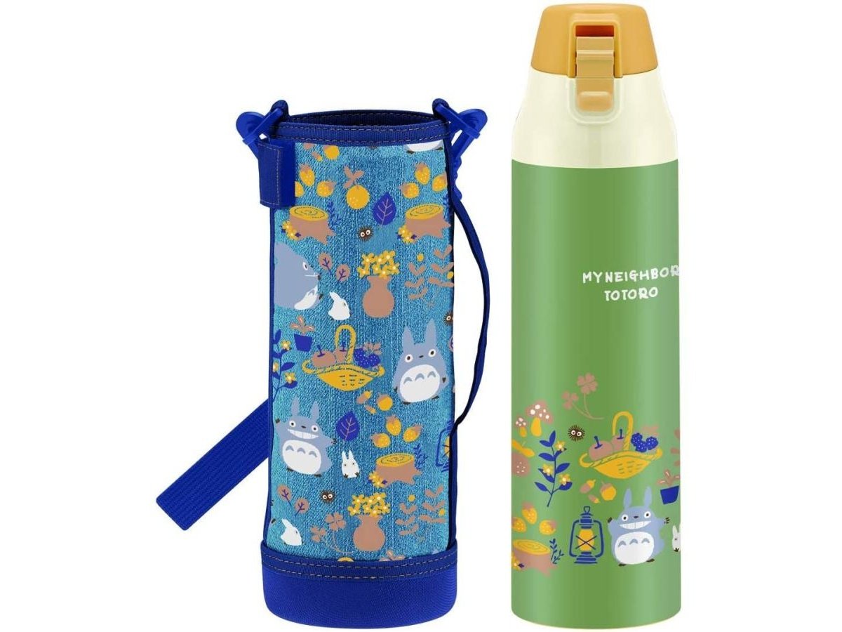 Skater My Neighbour Totoro Insulated Drink Bottle W/Cover 990ml