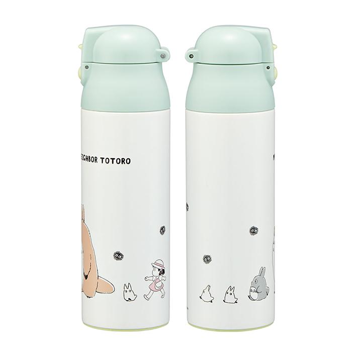 Skater My Neighbour Totoro March Lightweight One-Push Stainless Bottle 500ml