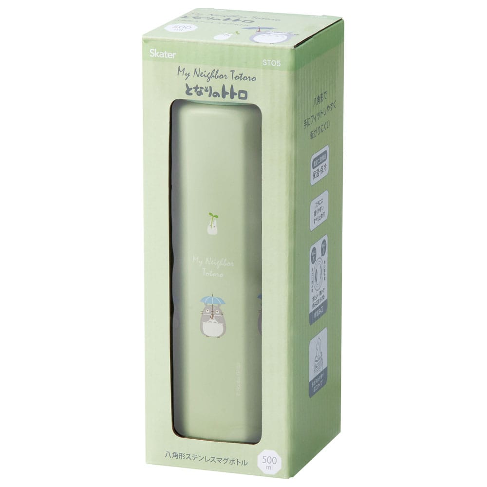 Skater My Neighbour Totoro Octagonal Insulated Water Bottle 500ml