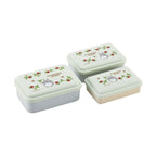 Studio Ghibli Totoro strawberry bento lunch boxes side by side