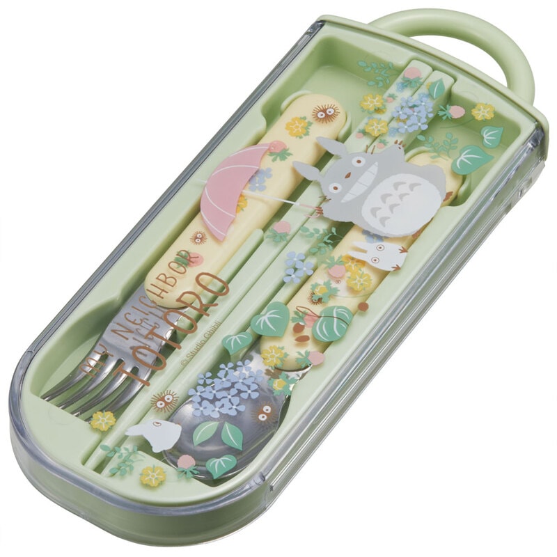 Skater My Neighbour Totoro Walk Trio Cutlery Set
