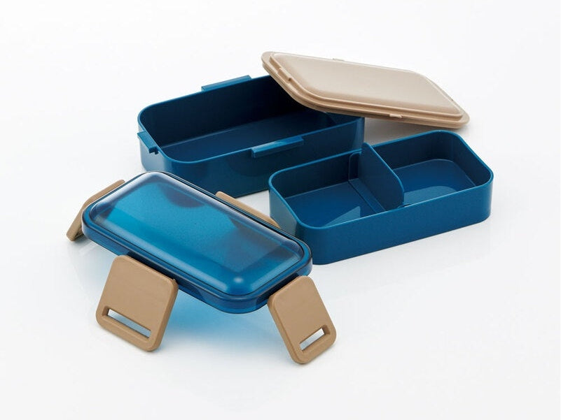 Skater Ocean Blue 2 Tier Lunch Box 600ml