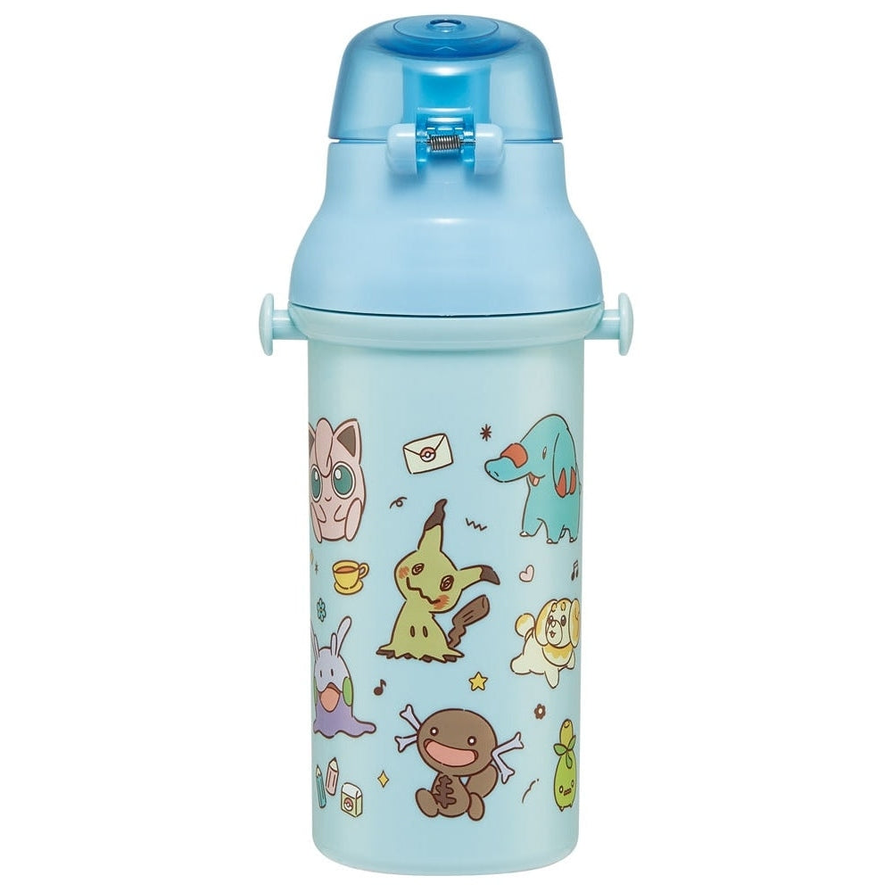 Skater Pokemon Joyful Day Series One Touch Drink Bottle 480ml