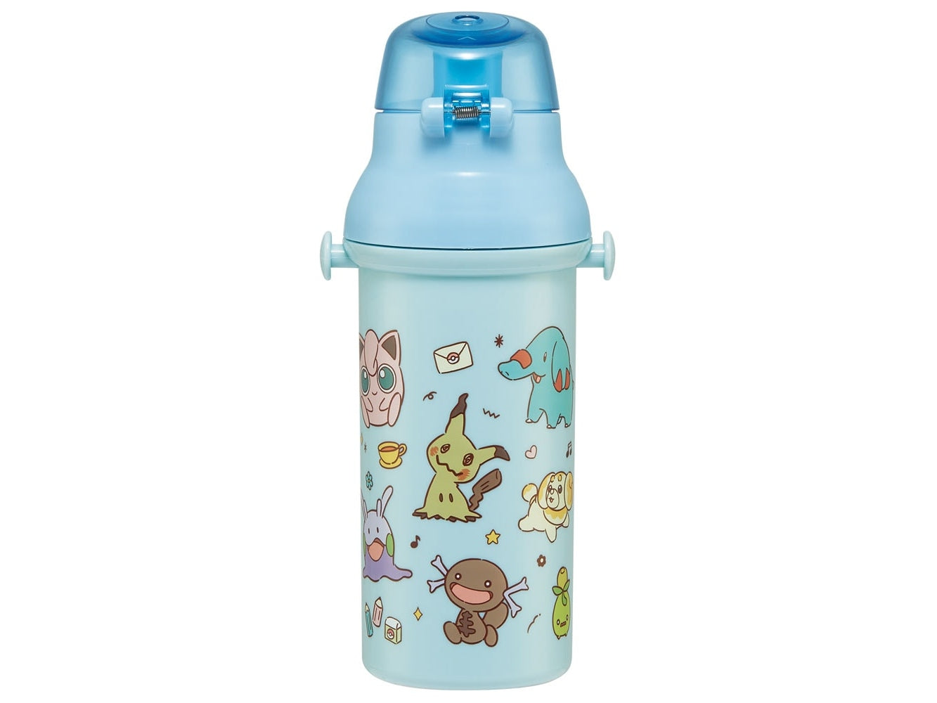 Skater Pokemon Joyful Day Series One Touch Drink Bottle 480ml