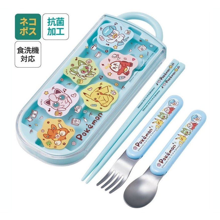 Skater Pokemon Joyful Day Series Trio Cutlery Set