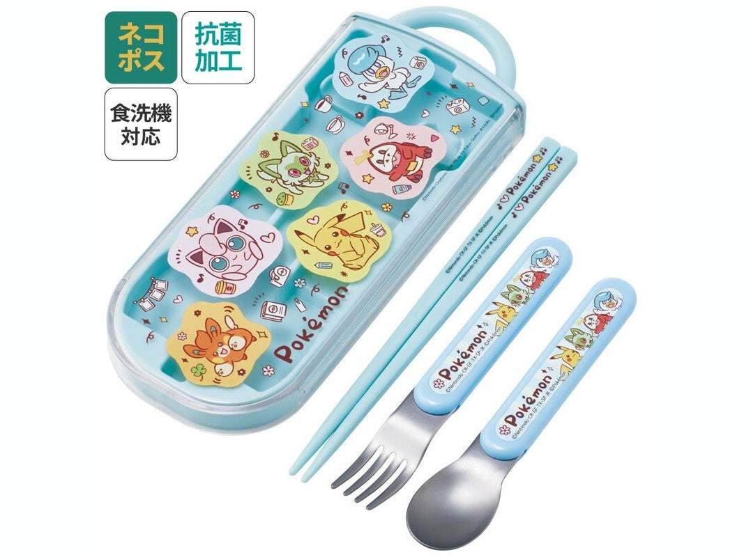 Skater Pokemon Joyful Day Series Trio Cutlery Set