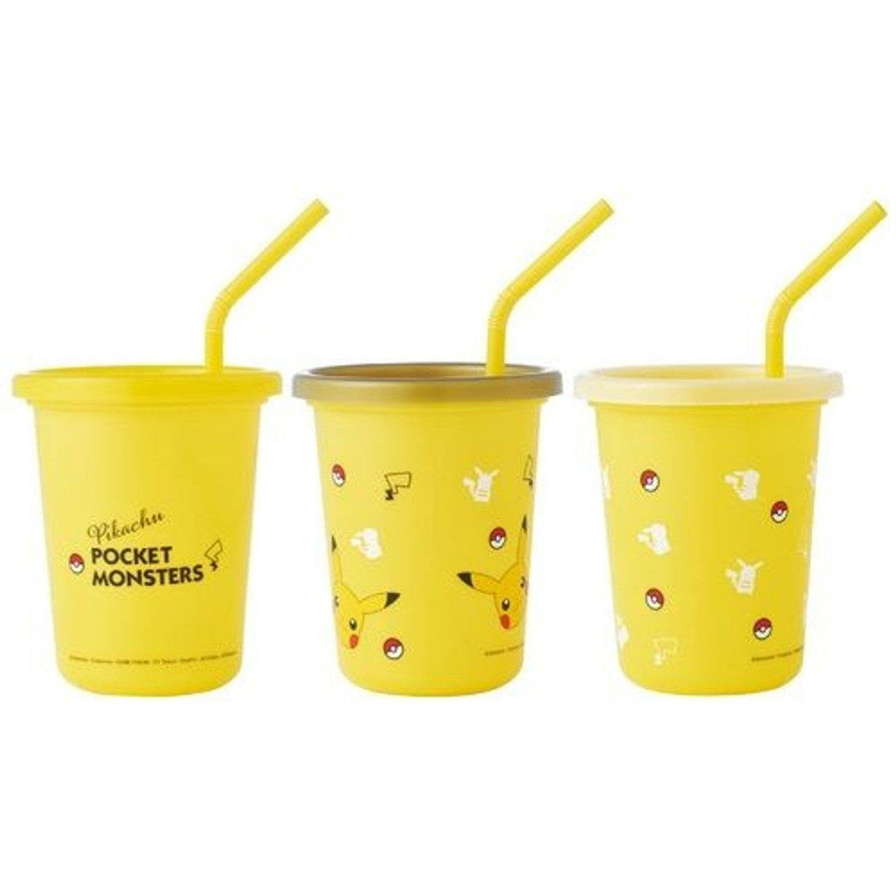 Skater Pokemon Pikachu Tumbler Set with Straws 320ml