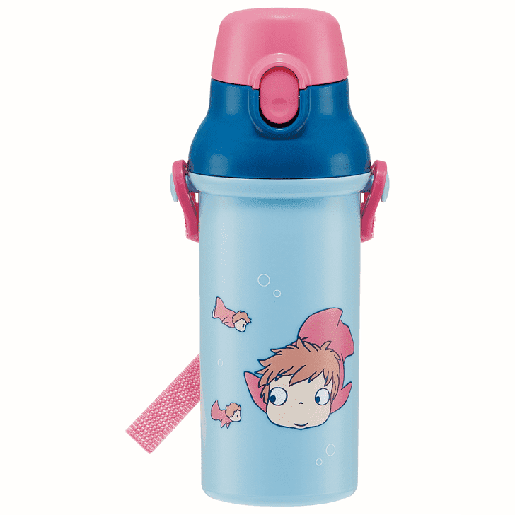 Skater Ponyo One-Touch Drink Bottle 480ml