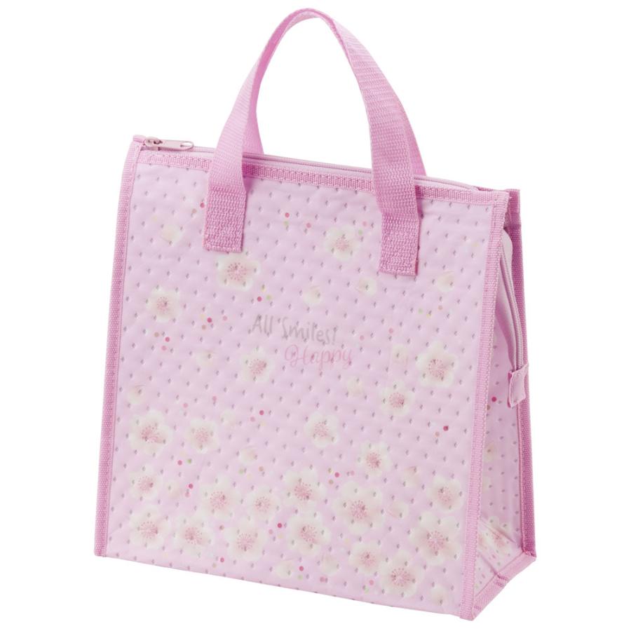 Skater Sakura Blossom All Smiles Happy Insulated Tote Lunch Bag