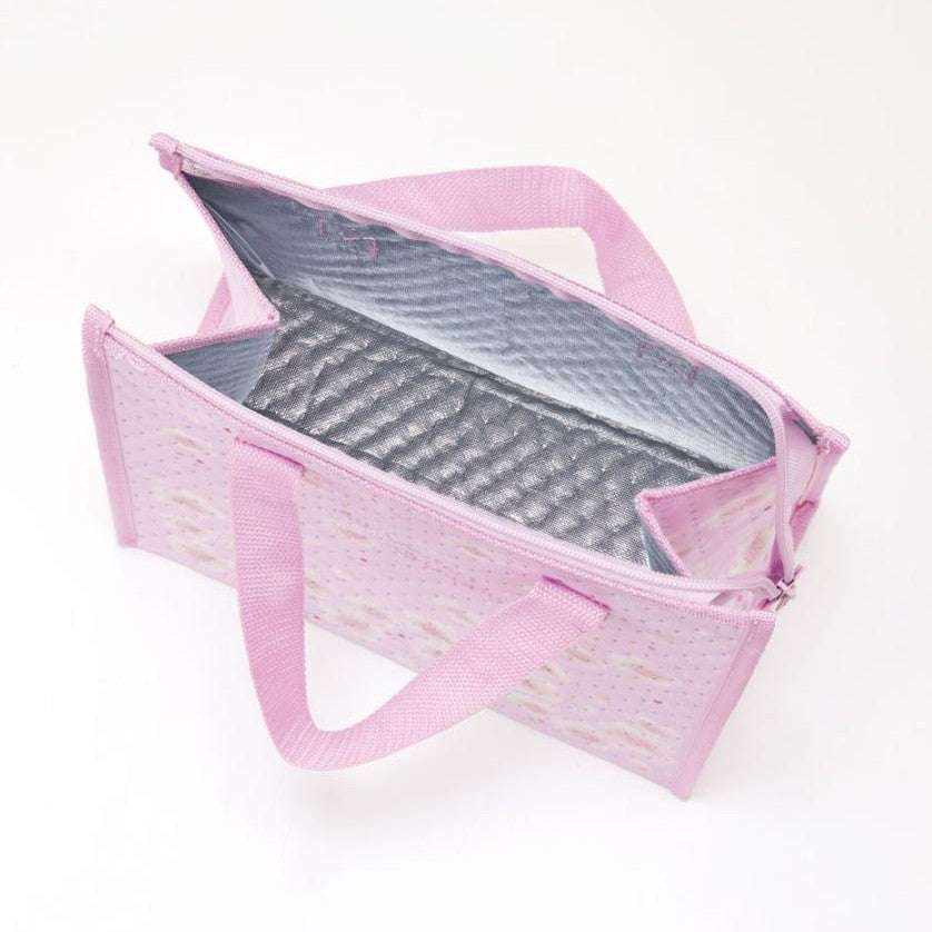 Skater Sakura Blossom All Smiles Happy Insulated Tote Lunch Bag