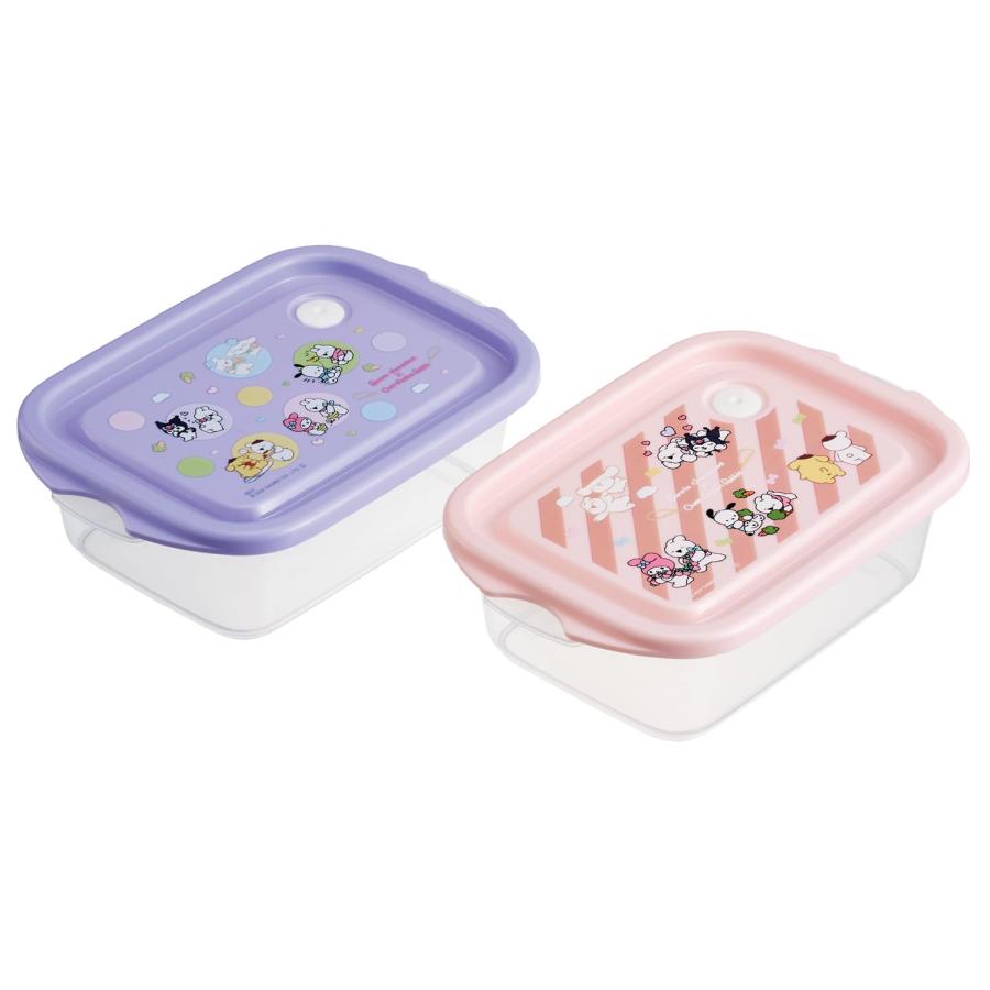 Skater Sanrio x Overaction Rabbit Sealed Container 2pcs Set 500mlx2