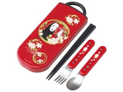 Skater Spirited Away No Face Rouge Trio Cutlery Set