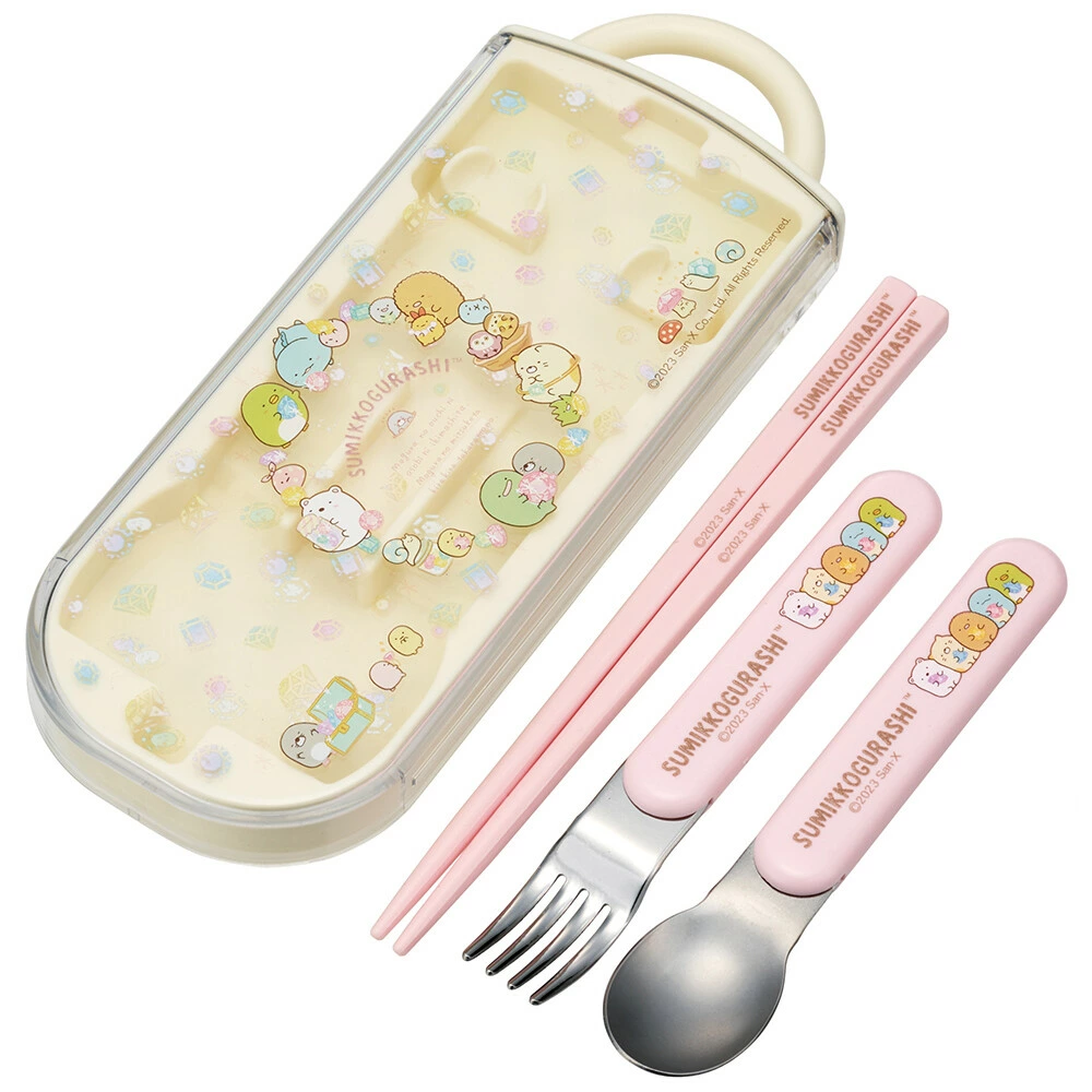 Skater Sumikko Gurashi Trio Cutlery Set